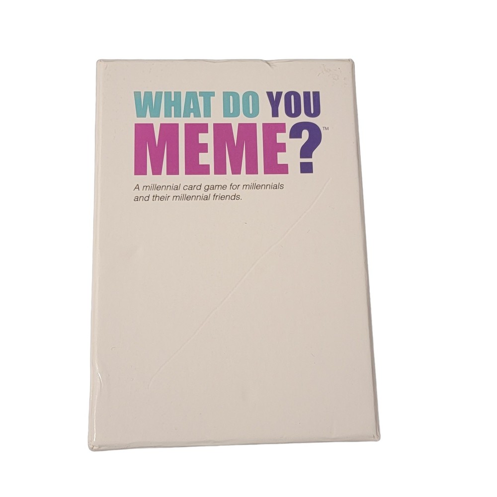 What Do you‎ Meme Unisex Adult Millennial Party Card Game For Meme Lovers